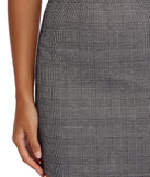 Coolness In Check Mini Skirt for 2022 festival outfits, festival dress, outfits for raves, concert outfits, and/or club outfits