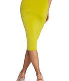 Say It Loud Pencil Skirt provides a stylish start to creating your best summer outfits of the season with on-trend details for 2023!