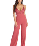 Breathtaking Lace Top Jumpsuit will help you dress the part in stylish holiday party attire, an outfit for a New Year’s Eve party, & dressy or cocktail attire for any event.