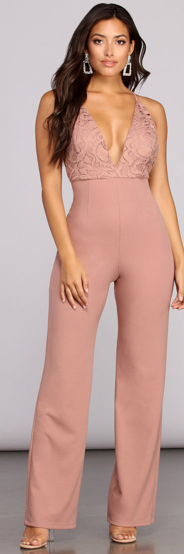 Pretty In Lace Jumpsuit for 2022 festival outfits, festival dress, outfits for raves, concert outfits, and/or club outfits