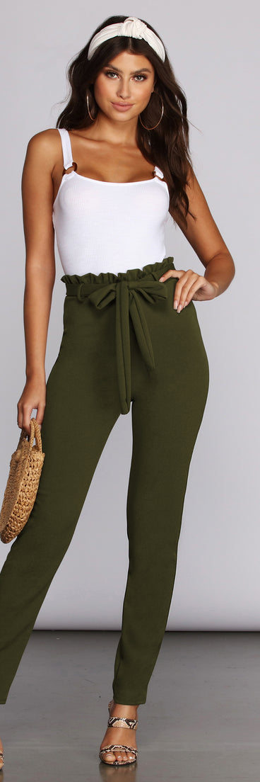 Good On Paperbag Tapered Pants