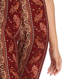 Boho Wanderer Paisley Flared Pants provides a stylish start to creating your best summer outfits of the season with on-trend details for 2023!