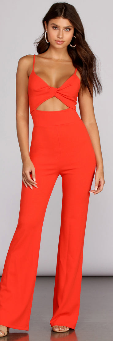 Cut Out The Drama Jumpsuit will help you dress the part in stylish holiday party attire, an outfit for a New Year’s Eve party, & dressy or cocktail attire for any event.