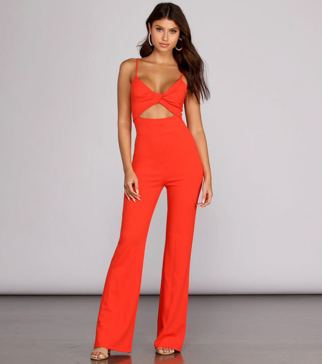 Cut Out The Drama Jumpsuit will help you dress the part in stylish holiday party attire, an outfit for a New Year’s Eve party, & dressy or cocktail attire for any event.