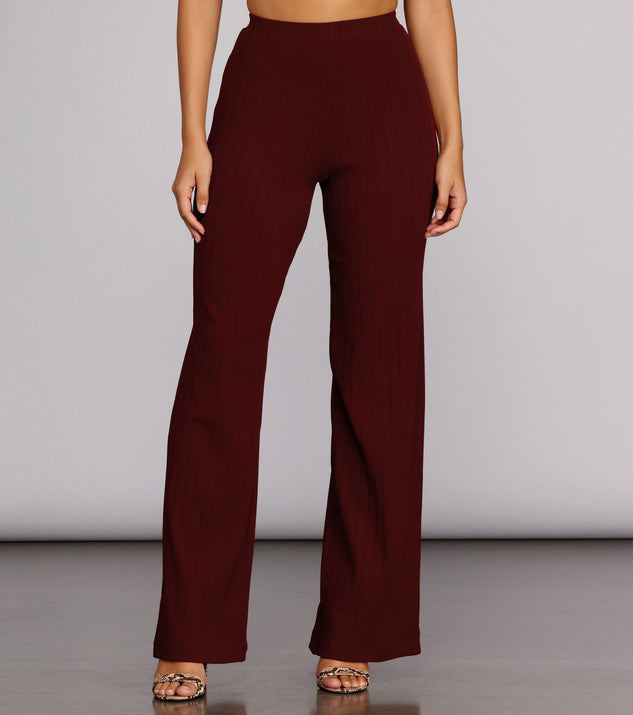 You’ll look stunning in the Call My Name Ribbed Pants when paired with its matching separate to create a glam clothing set perfect for parties, date nights, concert outfits, back-to-school attire, or for any summer event!