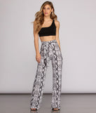 Stunning Snake Wide Leg Pants for 2022 festival outfits, festival dress, outfits for raves, concert outfits, and/or club outfits