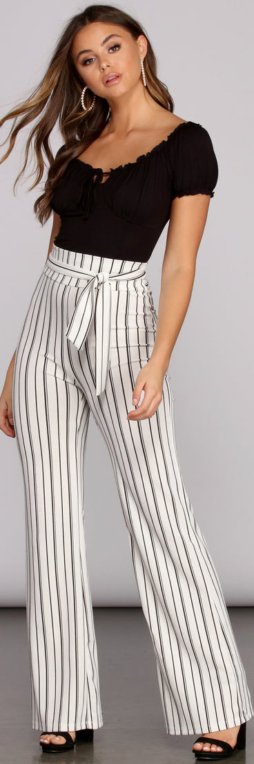 Tie Me Up High Waist Pants