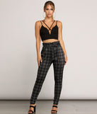 Mad For Plaid Paperbag Pants