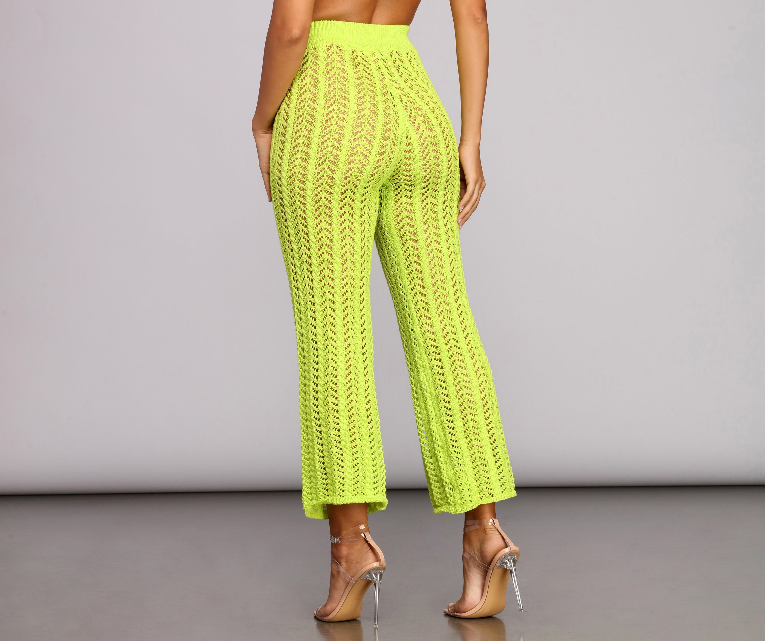Lime Crochet Pants | Windsor