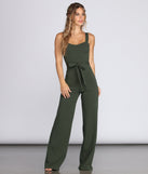 Such A Sweetheart Tie Waist Jumpsuit provides a stylish start to creating your best summer outfits of the season with on-trend details for 2023!