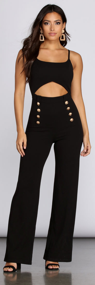 Jumping To Conclusions Jumpsuit will help you dress the part in stylish holiday party attire, an outfit for a New Year’s Eve party, & dressy or cocktail attire for any event.