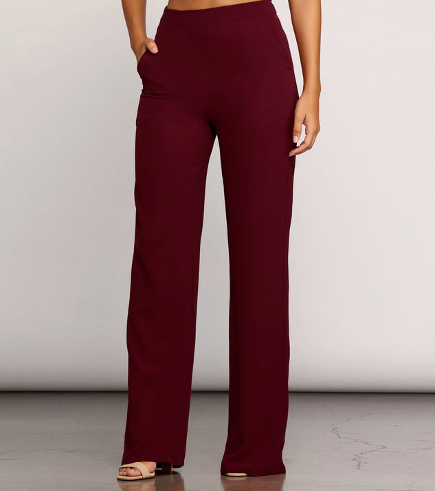 You’ll look stunning in the Start A Conversation Flared Pants when paired with its matching separate to create a glam clothing set perfect for a New Year’s Eve Party Outfit or Holiday Outfit for any event!