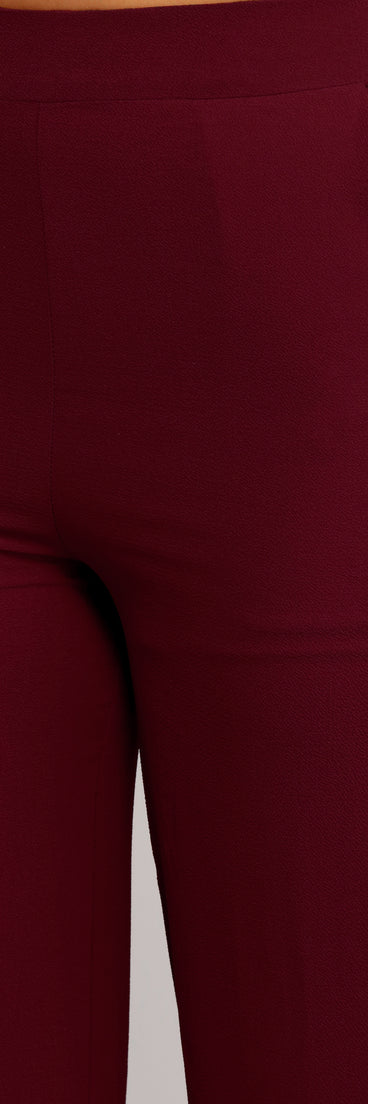 Start A Conversation Flared Pants