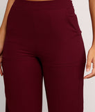 Start A Conversation Flared Pants
