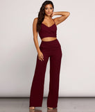 Start A Conversation Flared Pants