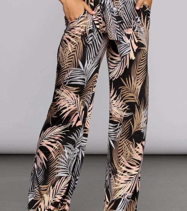 You’ll look stunning in the Life Under A Palm Tree Pants when paired with its matching separate to create a glam clothing set perfect for a New Year’s Eve Party Outfit or Holiday Outfit for any event!