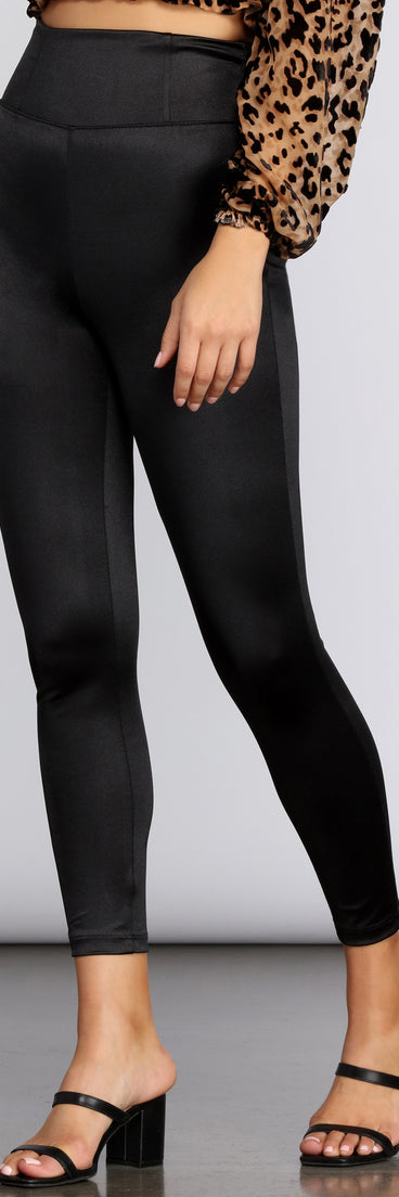 Sleek In Satin Liquid Leggings