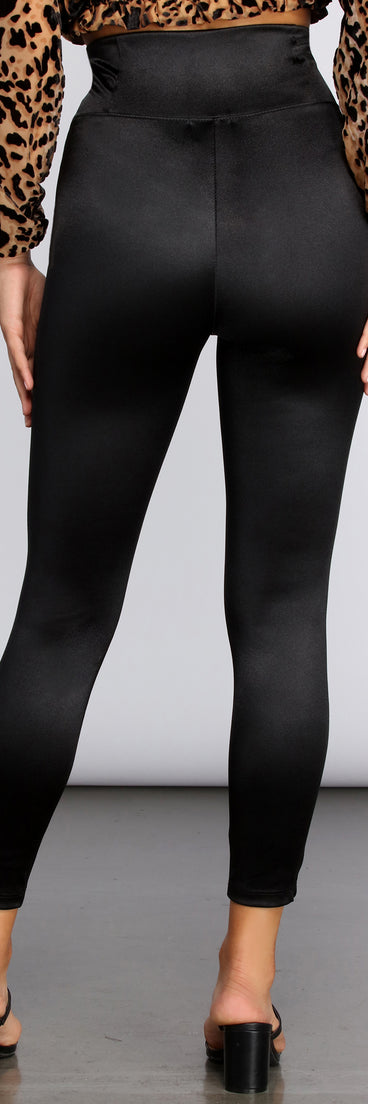 Sleek In Satin Liquid Leggings