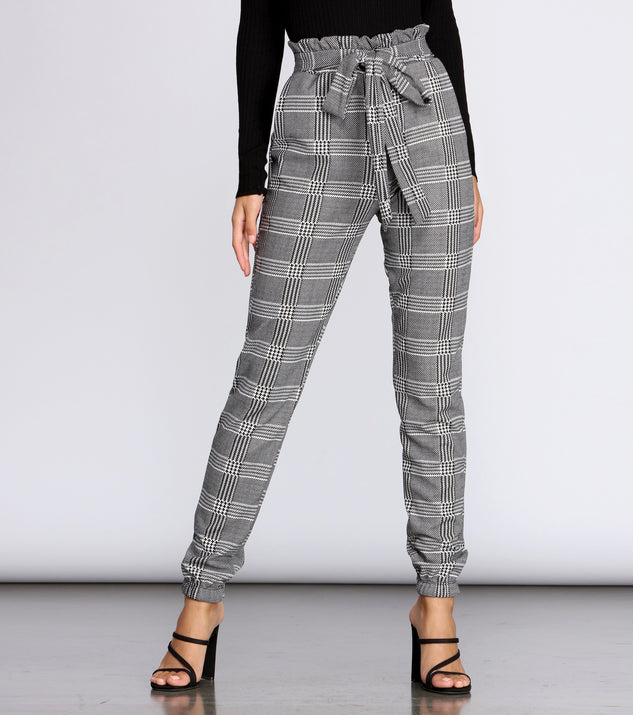 Keep It In Check Paper Bag Joggers for 2022 festival outfits, festival dress, outfits for raves, concert outfits, and/or club outfits