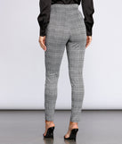 Tapered Glen Plaid Trousers