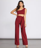 One Shoulder Cut Out Jumpsuit provides a stylish start to creating your best summer outfits of the season with on-trend details for 2023!