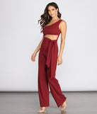 One Shoulder Cut Out Jumpsuit provides a stylish start to creating your best summer outfits of the season with on-trend details for 2023!
