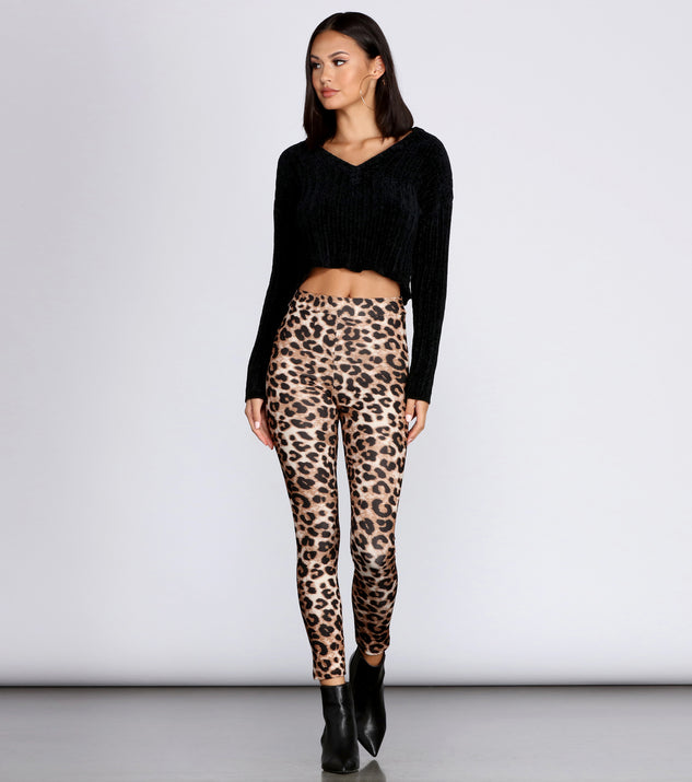 Leopard Print High Waist Leggings for 2022 festival outfits, festival dress, outfits for raves, concert outfits, and/or club outfits