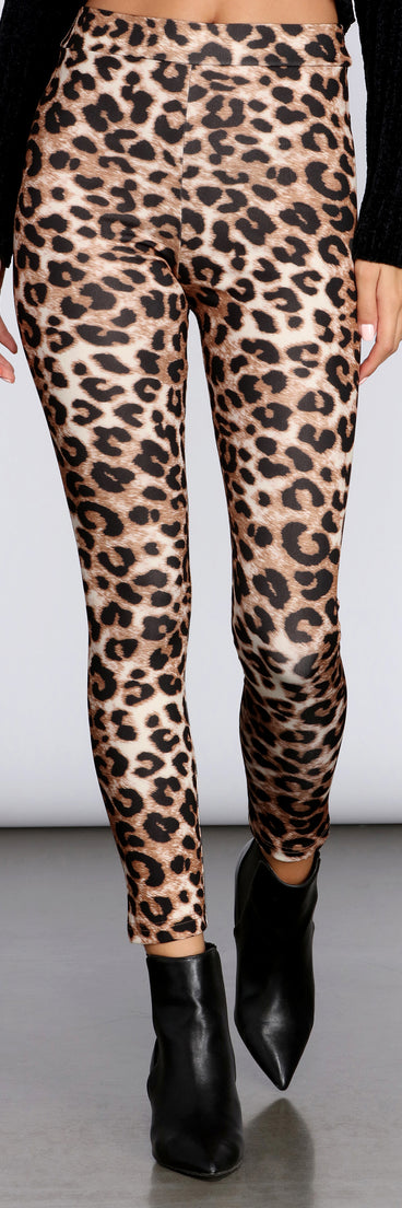 Leopard Print High Waist Leggings for 2022 festival outfits, festival dress, outfits for raves, concert outfits, and/or club outfits