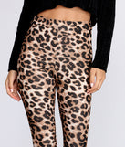Leopard Print High Waist Leggings for 2022 festival outfits, festival dress, outfits for raves, concert outfits, and/or club outfits