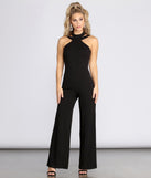 At Length High Neck Jumpsuit will help you dress the part in stylish holiday party attire, an outfit for a New Year’s Eve party, & dressy or cocktail attire for any event.