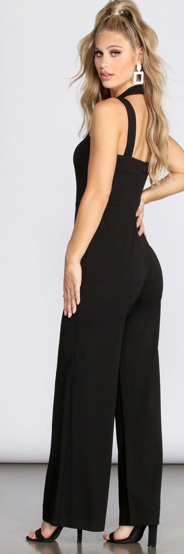 At Length High Neck Jumpsuit for 2022 festival outfits, festival dress, outfits for raves, concert outfits, and/or club outfits