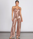 Sweetheart In A Sequin Jumpsuit will help you dress the part in stylish holiday party attire, an outfit for a New Year’s Eve party, & dressy or cocktail attire for any event.
