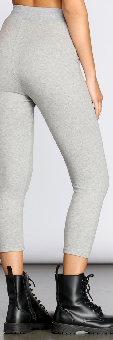 Casual Cutie Cropped Joggers for 2022 festival outfits, festival dress, outfits for raves, concert outfits, and/or club outfits