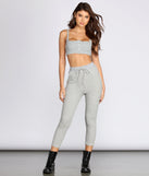 Casual Cutie Cropped Joggers for 2022 festival outfits, festival dress, outfits for raves, concert outfits, and/or club outfits
