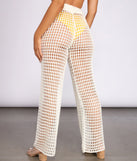 High Waist Wide Leg Crochet Pants provides a stylish start to creating your best summer outfits of the season with on-trend details for 2023!