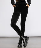 You’ll look stunning in the Lounge Around Velour Pants when paired with its matching separate to create a glam clothing set perfect for a New Year’s Eve Party Outfit or Holiday Outfit for any event!