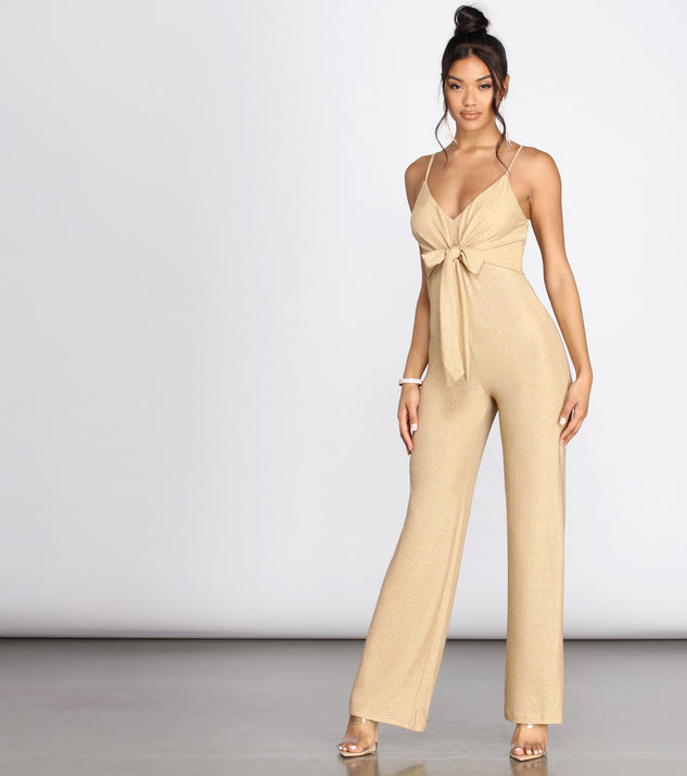 Vision In Glitter Jumpsuit provides a stylish start to creating your best summer outfits of the season with on-trend details for 2023!