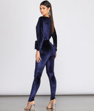 A Formal Affair Velvet Jumpsuit