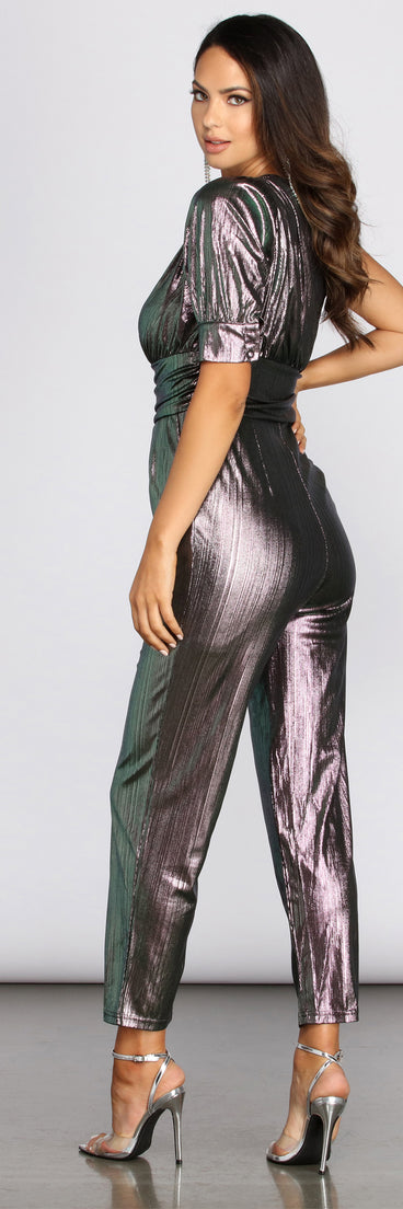 Disco Babe One Shoulder Jumpsuit provides a stylish start to creating your best summer outfits of the season with on-trend details for 2023!