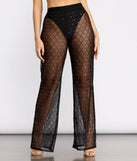 Gotta Make Things Sheer Mesh Wide Leg Pants provides a stylish start to creating your best summer outfits of the season with on-trend details for 2023!