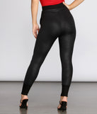 Zippered Faux Leather Joggers for 2022 festival outfits, festival dress, outfits for raves, concert outfits, and/or club outfits