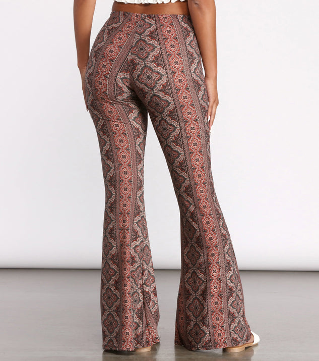 Boho flare leggings shop