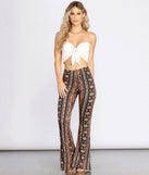 Boho Babe Paisley Striped Flared Pants provides a stylish start to creating your best summer outfits of the season with on-trend details for 2023!