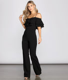 Off The Shoulder Popover Jumpsuit for 2022 festival outfits, festival dress, outfits for raves, concert outfits, and/or club outfits