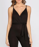 Surplice Tie Front Jumpsuit for 2023 festival outfits, festival dress, outfits for raves, concert outfits, and/or club outfits