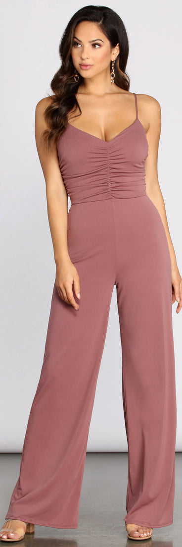 Get It Together Cinch Jumpsuit provides a stylish start to creating your best summer outfits of the season with on-trend details for 2023!