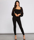 My Rules Balloon Sleeve Fitted Jumpsuit provides a stylish start to creating your best summer outfits of the season with on-trend details for 2023!