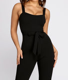 Effortless Look Tie Waist Jumpsuit provides a stylish start to creating your best summer outfits of the season with on-trend details for 2023!