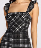 Time To Play Ruffle Plaid Jumpsuit for 2022 festival outfits, festival dress, outfits for raves, concert outfits, and/or club outfits