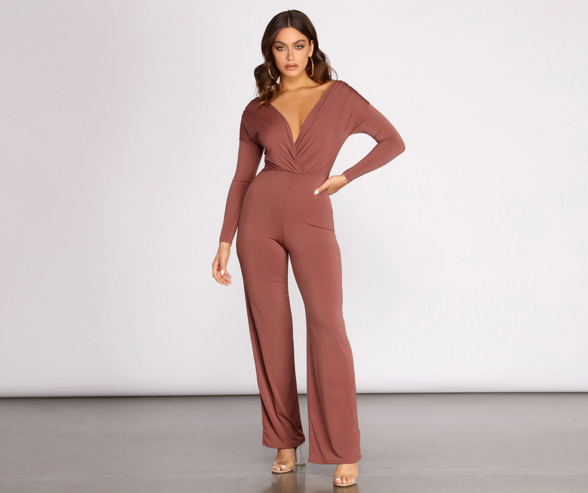 For A Good Time Long Sleeve Jumpsuit